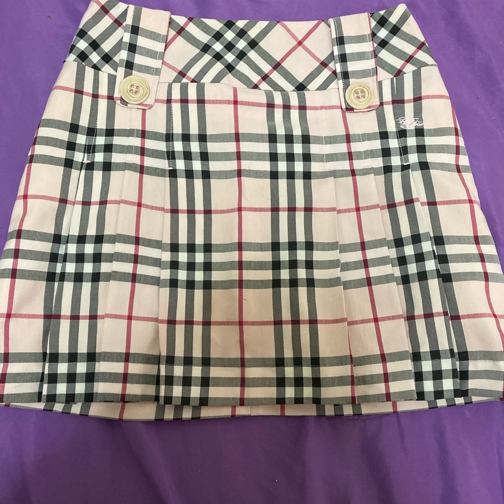 Authentic women’s Burberry nova print skirt small